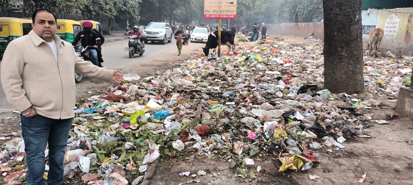 Garbage scattered on the side of the road can become the cause of diseases